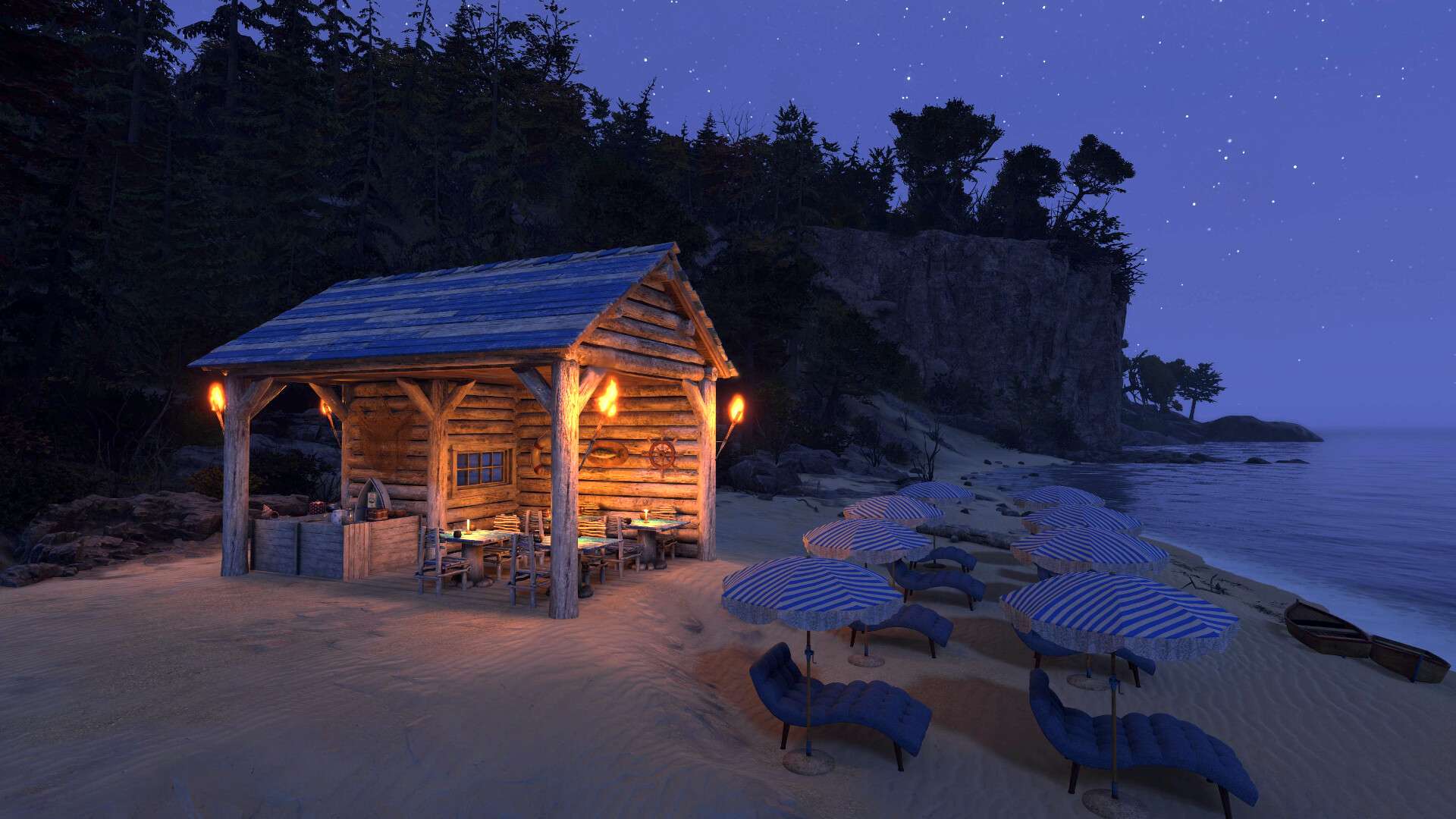 温馨小木屋/Log Away