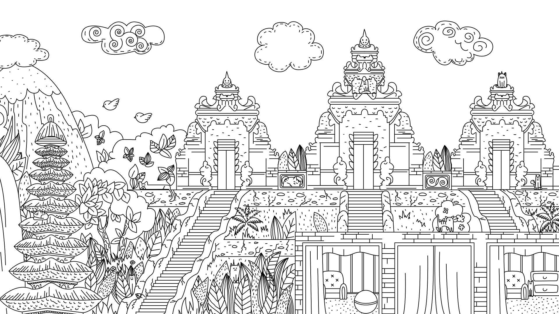 隐藏在巴厘岛的猫/Cats Hidden in Bali