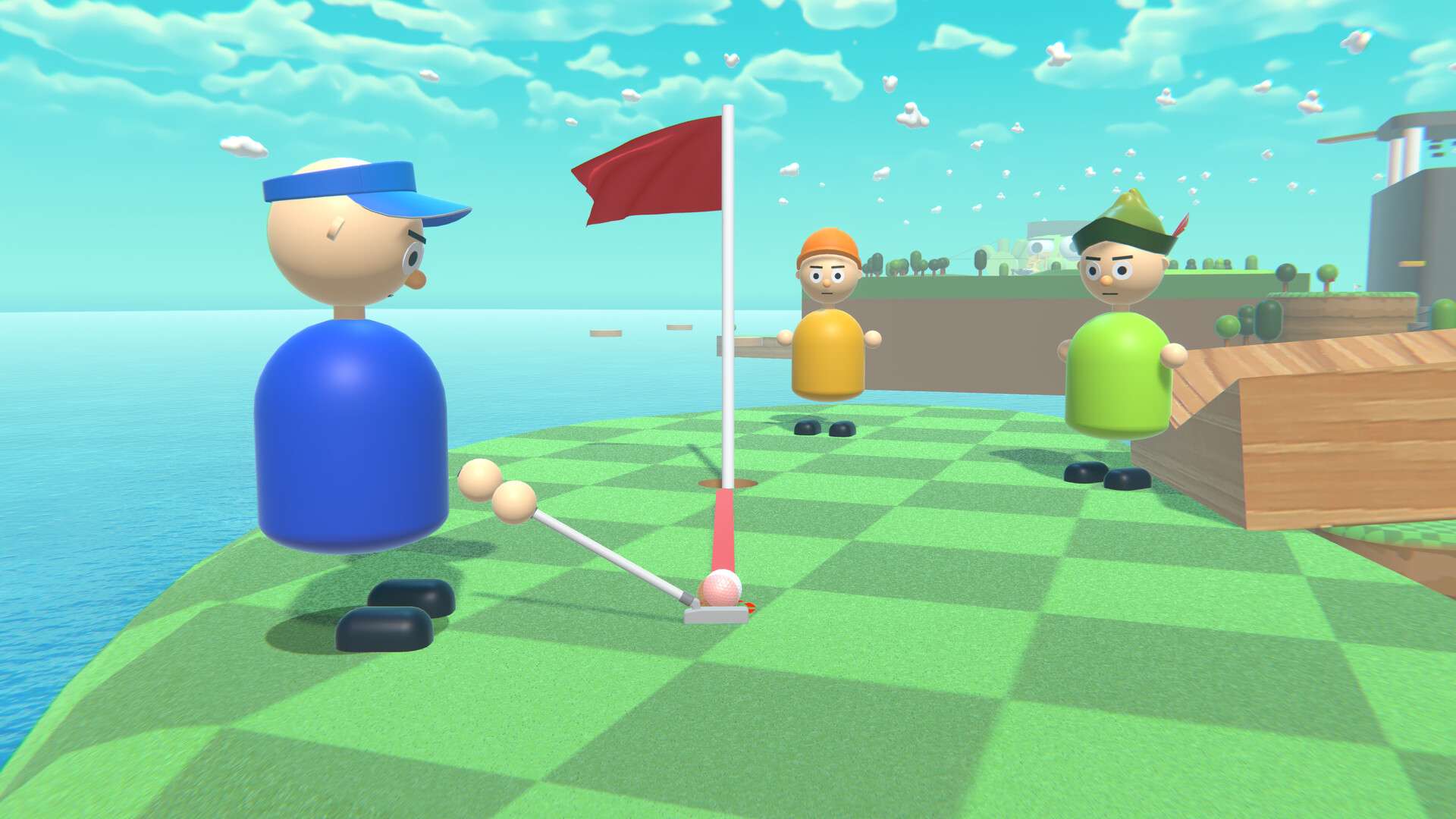 多人平台高尔夫/Multiplayer Platform Golf/支持网络联机