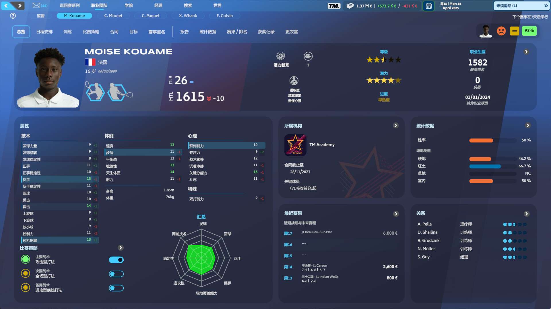 网球经理25/Tennis Manager 25